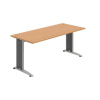 OFFICE PRO s.r.o. HOBIS kancelársky stôl pracovný rovný - FS 1800, buk OFFICE PRO s.r.o. HOBIS kancelársky stôl pracovný rovný - FS 1800, buk