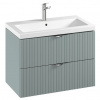 Cersanit Tirso Skříňka s umyvadlem 80 cm, fjord mat C149 S801-540 Cersanit Tirso Skříňka s umyvadlem 80 cm, fjord mat C149 S801-540