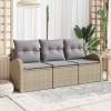zahrada-XL Súprava záhradných pohoviek 3 pcs béžová a svetlosivá 3354569 zahrada-XL Súprava záhradných pohoviek 3 pcs béžová a svetlosivá 3354569