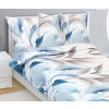 Bellatex Povlečení bavlněný satén Hnědá,Modrá,Bílá 94/351 - 140x200, 70x90 cm Bellatex Povlečení bavlněný satén Hnědá,Modrá,Bílá 94/351 - 140x200, 70x90 cm