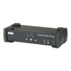 KVM switch/prepínač 2PC, DisplayPort 1.2 (4K@60Hz), USB 3.1 Gen 1, USB hub, Audio, čierny KVM switch/prepínač 2PC, DisplayPort 1.2 (4K@60Hz), USB 3.1 Gen 1, USB hub, Audio, čierny