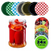 24x SKLENENÝ POHÁR 500ml NA ZAVÁRANIE VIEČKO FI82 24x SKLENENÝ POHÁR 500ml NA ZAVÁRANIE VIEČKO FI82