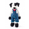 Plyšová Hračka Psík Bielo-Čierny v oblečení Premium - 40cm Plyšová Hračka Psík Bielo-Čierny v oblečení Premium - 40cm