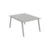 OFFICE PRO s.r.o. HOBIS kancelársky stôl zdvojený - USD A 1200, šedá OFFICE PRO s.r.o. HOBIS kancelársky stôl zdvojený - USD A 1200, šedá