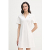 Tommy Hilfiger šaty bavlnené s elastanom WW0WW48749 biela M Tommy Hilfiger šaty bavlnené s elastanom WW0WW48749 biela M