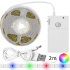 WinWin JH-313-02 RGB SMD2835 LED pásik so senzorom pohybu, 2m, 3W, DC5V WinWin JH-313-02 RGB SMD2835 LED pásik so senzorom pohybu, 2m, 3W, DC5V