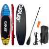 Paddleboard ENERO 300x76x15 cm, do 135 kg, laminovaná PVC doska 2500g/m², čierny Paddleboard ENERO 300x76x15 cm, do 135 kg, laminovaná PVC doska 2500g/m², čierny