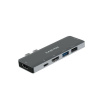 Canyon DS-5, 7v1 hub pre MacBook, USB-C Power delivery, 1xUSB 3.0, 1xUSB 2.0, 2xHDMI, TF a SD reader CNS-TDS05B Canyon DS-5, 7v1 hub pre MacBook, USB-C Power delivery, 1xUSB 3.0, 1xUSB 2.0, 2xHDMI, TF a SD reader CNS-TDS05B