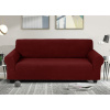 Elastický žakárový poťah na trojmiestnu pohovku BestBerg / bordová Elastický žakárový poťah na trojmiestnu pohovku BestBerg / bordová