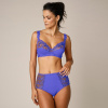 Súprava 2 podprseniek Sienne zn. Confidence Lingerie® z mikrovlákna a vyšívaného tylu, bez kostíc orgovánová+fialová 095 Blancheporte Súprava 2 podprseniek Sienne zn. Confidence Lingerie® z mikrovlákna a vyšívaného tylu, bez kostíc orgovánová+fialová 095 Blancheporte