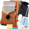 Kalimba, 17-tónová drevená africká mbira + príslušenstvo a puzdro Kalimba, 17-tónová drevená africká mbira + príslušenstvo a puzdro