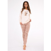 Cornette 671/431 Dámske pyžamo Sweet Dog dĺžka/r S-2XL ecri S Cornette 671/431 Dámske pyžamo Sweet Dog dĺžka/r S-2XL ecri S