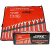 Súprava očkoplochých kľúčov 12 ks. 8-19mm, Verke V35420 Súprava očkoplochých kľúčov 12 ks. 8-19mm, Verke V35420