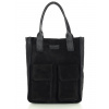MARCO MAZZINI Kožená shopper taška | čierna s131aa MARCO MAZZINI Kožená shopper taška | čierna s131aa