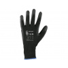 Rukavice CXS BRITA BLACK, s blistrom, máčané v polyuretáne, veľ. 08 Rukavice CXS BRITA BLACK, s blistrom, máčané v polyuretáne, veľ. 08