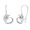 Stříbrné náušnice jednorožec Corado částečně zlacené s Brilliance Zirconia JJJ1664E Stříbrné náušnice jednorožec Corado částečně zlacené s Brilliance Zirconia JJJ1664E
