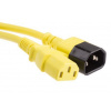Napájecí šňůra 2 m, Žlutá, A: Rovný, B: Přímý Polyvinylchlorid, 250 V RS PRO Napájecí šňůra 2 m, Žlutá, A: Rovný, B: Přímý Polyvinylchlorid, 250 V RS PRO