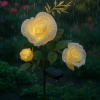 Solárna záhradná LED lampa ruže Solárna záhradná LED lampa ruže