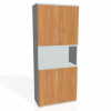 Policová skriňa Strong, 80x192x40 cm, jelša/sivá Policová skriňa Strong, 80x192x40 cm, jelša/sivá