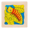 Goki Viacvrstvové puzzle Húsenica, 44 dielikov Goki Viacvrstvové puzzle Húsenica, 44 dielikov