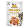 Brit Care Cat Sterilized - Fillets in Gravy with Savory Salmon & Tuna 85g Brit Care Cat Sterilized - Fillets in Gravy with Savory Salmon & Tuna 85g
