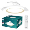 Stropný ventilátor 28W 106cm LED stropná plafónová lampa 35W 4500lm 2700-6500K CCT Gold + diaľkové ovládanie Bliss DC Philips Stropný ventilátor 28W 106cm LED stropná plafónová lampa 35W 4500lm 2700-6500K CCT Gold + diaľkové ovládanie Bliss DC Philips