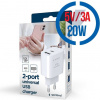 GEMBIRD TA-UC-PDQC20-W-01, 20W, rychlé nabíjení, bílá, USB/USB-C GEMBIRD TA-UC-PDQC20-W-01, 20W, rychlé nabíjení, bílá, USB/USB-C