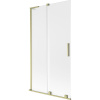 Mexen Velar L, 2-krídlová posuvná vaňová zástena 100 x 150 cm, 8mm sklo námraza, zlatá matná, 896-100-003-31-55 Mexen Velar L, 2-krídlová posuvná vaňová zástena 100 x 150 cm, 8mm sklo námraza, zlatá matná, 896-100-003-31-55