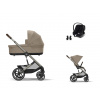 CYBEX Balios S Lux 2.0 + Cot S Lux Travel Set Aton B2 i-Size ocean blue 2025 CYBEX Balios S Lux 2.0 + Cot S Lux Travel Set Aton B2 i-Size ocean blue 2025