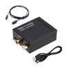 WG - Převodník digitálního signálu na analog - RCA L/R 3,5 mm, black WG - Převodník digitálního signálu na analog - RCA L/R 3,5 mm, black