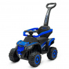 Detské elektrické odrážadlo Baby Mix Ruggy s vodiacou tyčou modré Detské elektrické odrážadlo Baby Mix Ruggy s vodiacou tyčou modré