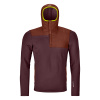 Ortovox pánská merino mikina Fleece Plus Anorak M | farba: winetasting, veľkosť: XL Ortovox pánská merino mikina Fleece Plus Anorak M | farba: winetasting, veľkosť: XL