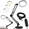 LED Stolná Lampa 8W CCT Rysovacia Kozmetická s Lupou a Zväčšovacím Sklo LED Stolná Lampa 8W CCT Rysovacia Kozmetická s Lupou a Zväčšovacím Sklo