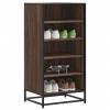 zahrada-XL Regál na topánky hnedý dub 48x38x97,5 cm spracované drevo 849208 zahrada-XL Regál na topánky hnedý dub 48x38x97,5 cm spracované drevo 849208