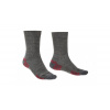 Ponožky BRIDGEDALE Hike Lightweight MP Boot grey/heather S Ponožky BRIDGEDALE Hike Lightweight MP Boot grey/heather S