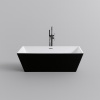 CUBE voľne stojaca vaňa, čierno-biela, 170x75x58 cm CUBE voľne stojaca vaňa, čierno-biela, 170x75x58 cm
