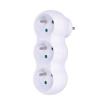 Solight rozbočovač s podperou, 3 x 10A, biely - Solight P101 Solight rozbočovač s podperou, 3 x 10A, biely - Solight P101