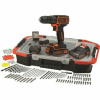 Vŕtačka skrutkovač Black & Decker BDCDC18BAST-QW 18 V 15 Nm Vŕtačka skrutkovač Black & Decker BDCDC18BAST-QW 18 V 15 Nm