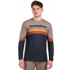 Horsefeathers Quantum LS - Indigo/Taupe - men´s S Horsefeathers Quantum LS - Indigo/Taupe - men´s S