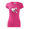 Dámske tričko I VČIELKA 134 | 8 rokov Malinová Dámske tričko I VČIELKA 134 | 8 rokov Malinová