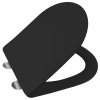 SAPHO PACO sedátko WC kombi, SLIM Soft Close, čierna PCS1012B SAPHO PACO sedátko WC kombi, SLIM Soft Close, čierna PCS1012B