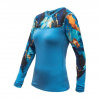 triko dlouhé dámské SENSOR MERINO IMPRESS modrá/universe M triko dlouhé dámské SENSOR MERINO IMPRESS modrá/universe M