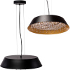 Toolight Toolight, LED závesné svietidlo Cristal 20W APP1028-CP, čierna, OSW-01233 Toolight Toolight, LED závesné svietidlo Cristal 20W APP1028-CP, čierna, OSW-01233