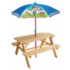 Stolík s lavičkou pre deti Fun House 3 roky + Stolík s lavičkou pre deti Fun House 3 roky +