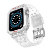 AppleMix Kryt / puzdro pre Apple Watch 44 mm / 45 mm - celé telo + remienok - odolné - priehľadné AppleMix Kryt / puzdro pre Apple Watch 44 mm / 45 mm - celé telo + remienok - odolné - priehľadné