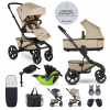 EASYWALKER Kočík kombinovaný Jimmey Sand Taupe XXL RWS + KIDDY Evoluna i-size 2 + základňa EASYWALKER Kočík kombinovaný Jimmey Sand Taupe XXL RWS + KIDDY Evoluna i-size 2 + základňa