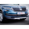 Milotec ochranná lišta předního nárazníku pro Škoda Kodiaq 2016-, stříbrná matná Milotec ochranná lišta předního nárazníku pro Škoda Kodiaq 2016-, stříbrná matná