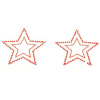 Nálepky na bradavky hviezdy Nálepky na bradavky hviezdy