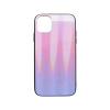 Puzdro plastové Apple iPhone 11 Gradient Glass ružovo-fialové Puzdro plastové Apple iPhone 11 Gradient Glass ružovo-fialové