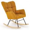 HALMAR Hojdacie kreslo VASCO, žlté HALMAR Hojdacie kreslo VASCO, žlté
